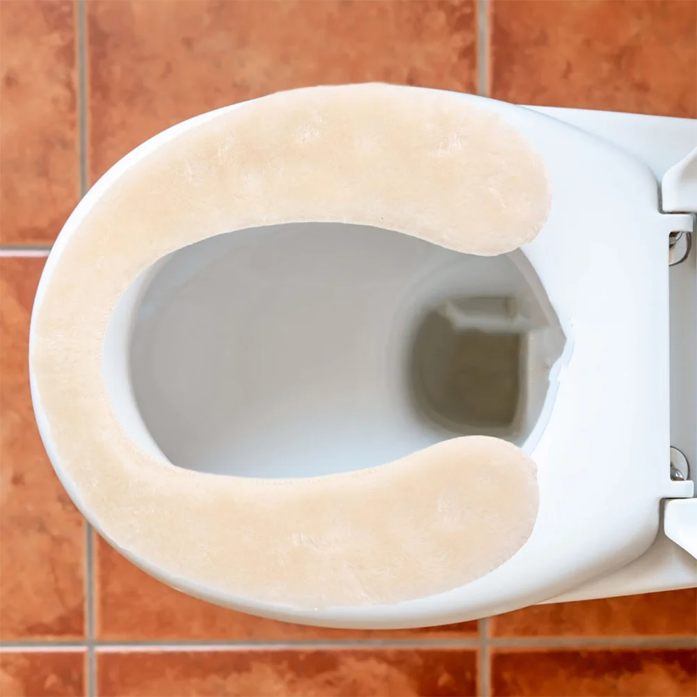 2 pezzi tappetino WC copriwater coprisedili coperture per sedili cuscino morbido antiscivolo scaldapiedi per il bagno per i più piccoli