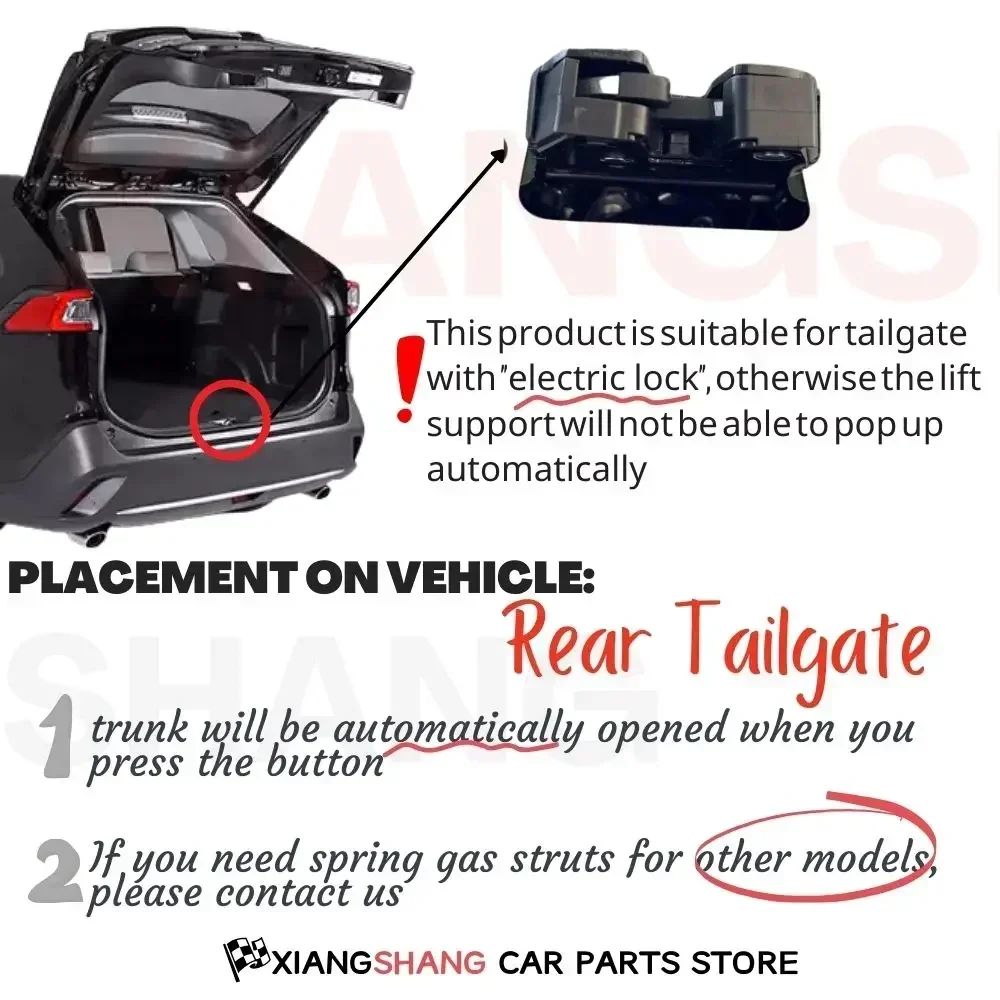 2pcs Rear Tailgate Damper for SEAT Ibiza Mk5 6F 5 door hatchback 2017-present WITH SPRING Trunk Boot Gas Charged Gas Struts Lift