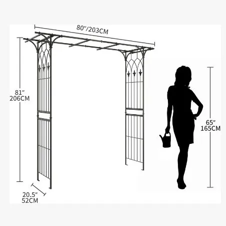 Garden arched lattice for climbing plants, outdoor backyard lawns, wedding arches for ceremonies