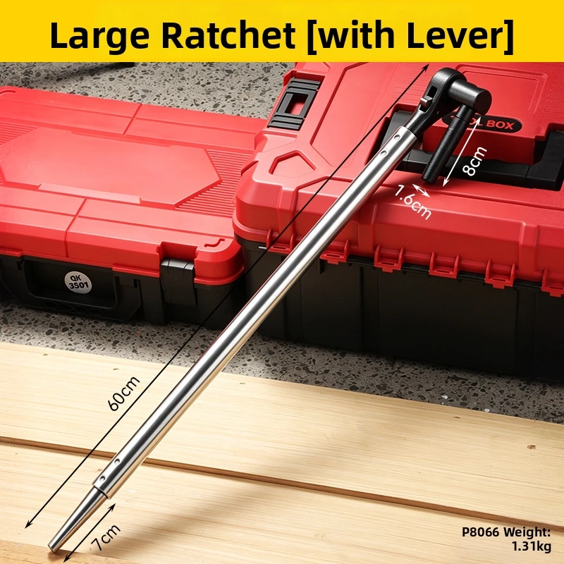 360 Degree Rotating 24 Tooth Ratchet Tie Down Strap Wrench For Truck With Chromium Vanadium Steel Build
