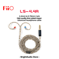 FiiO LS-4.4A 4.4mm to 0.78mm 2Pin High-quality Silver-plated Copper Balanced Earphone Cable