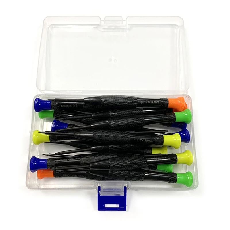 A2UD Screwdriver Set 18 Pcs Magnetic Small Screwdriver Kit with Flathead- Phillips Pentalobe Torx Star Screwdrivers Tweezers