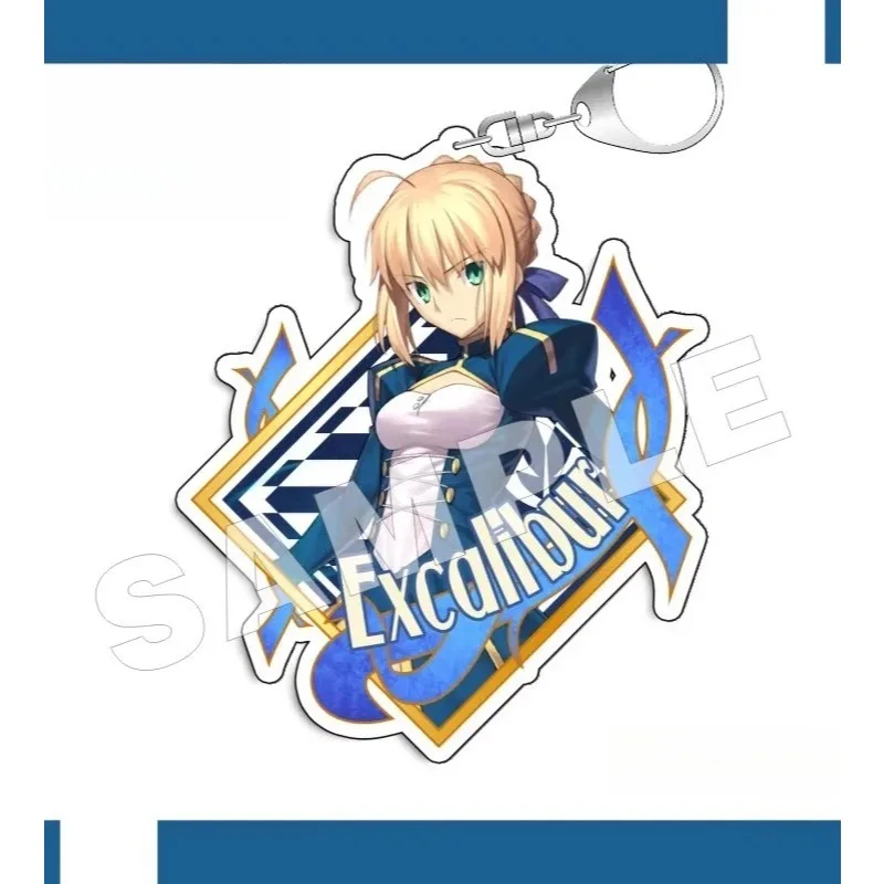Altria Pendragon Gilgamesh Exquisite Pendant Keychain Anime Accessories Creative Amusing Props Suitable For Schoolbag Backpack