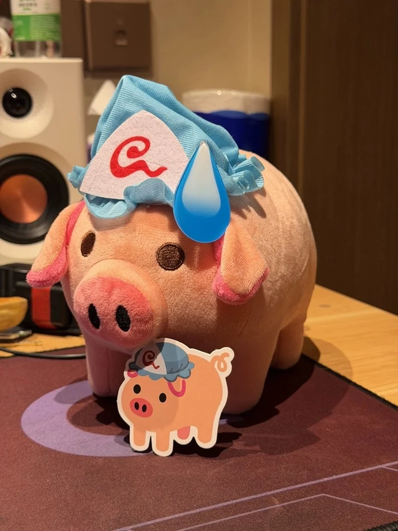 

In Stock Cute Touhou Project Yuyuko Saigyouji Pig Plush Doll - Fanmade Original Yuyuko Saigyouji Plush Doll Collectibles Toy