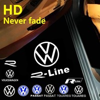 HD For VW Touareg 7P Touran Magotan Arteon Jetta Golf 5 6 7 Sharan 7N CC Passat B7 B8 Accessories Tiguan LED Car Door Logo Light