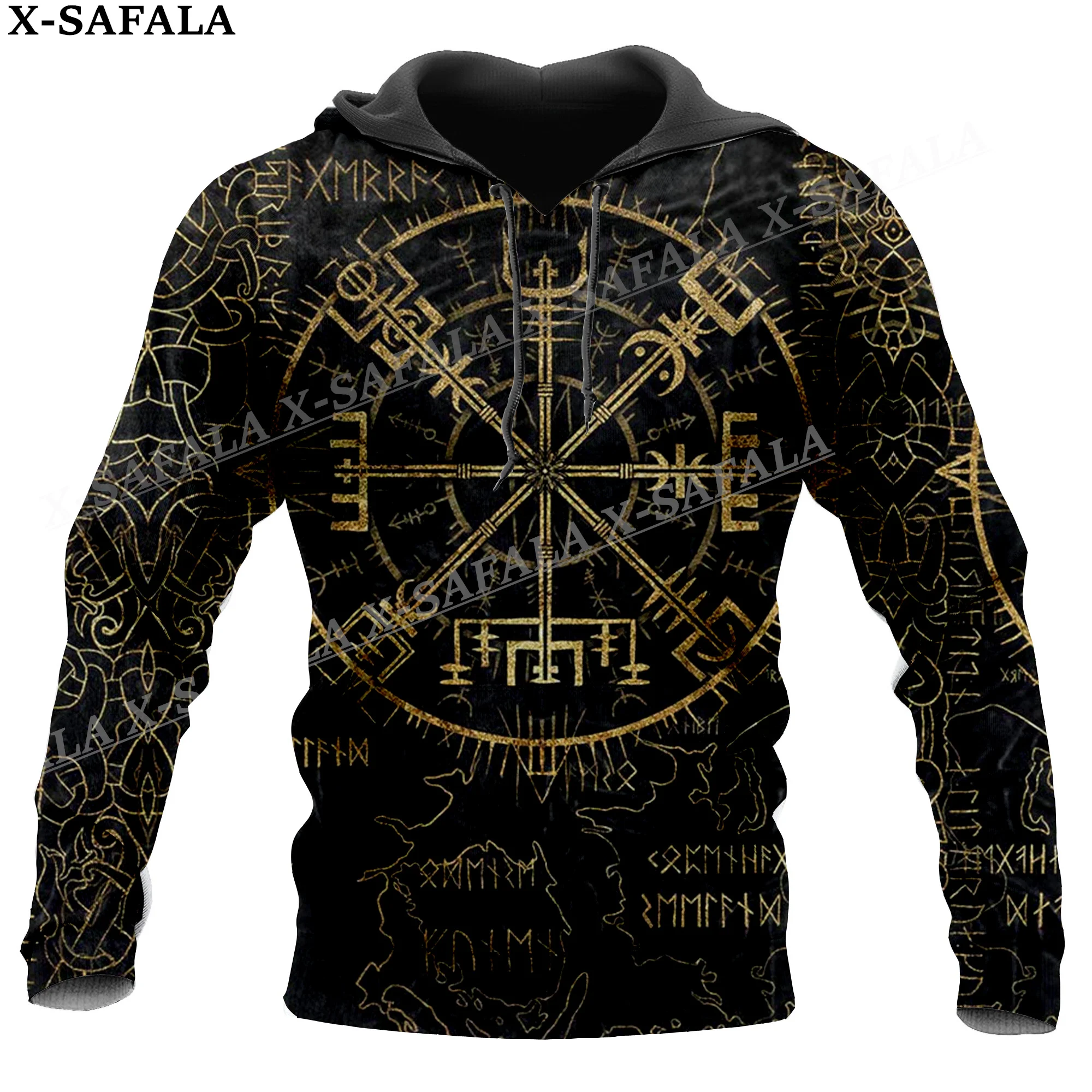 Tattoo Symbol Hot Armor Raven 3D Print Hoodie Man Women Pullover Sweatshirt Hooded Jersey Coat Tracksuits-2