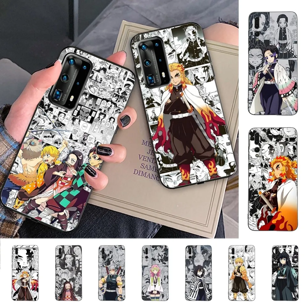 Anime D-Demon S-Slayer Phone Case For Huawei P 8 9 10 20 30 40 50 Pro Lite Psmart Honor 10 Lite 70 Mate 20lite