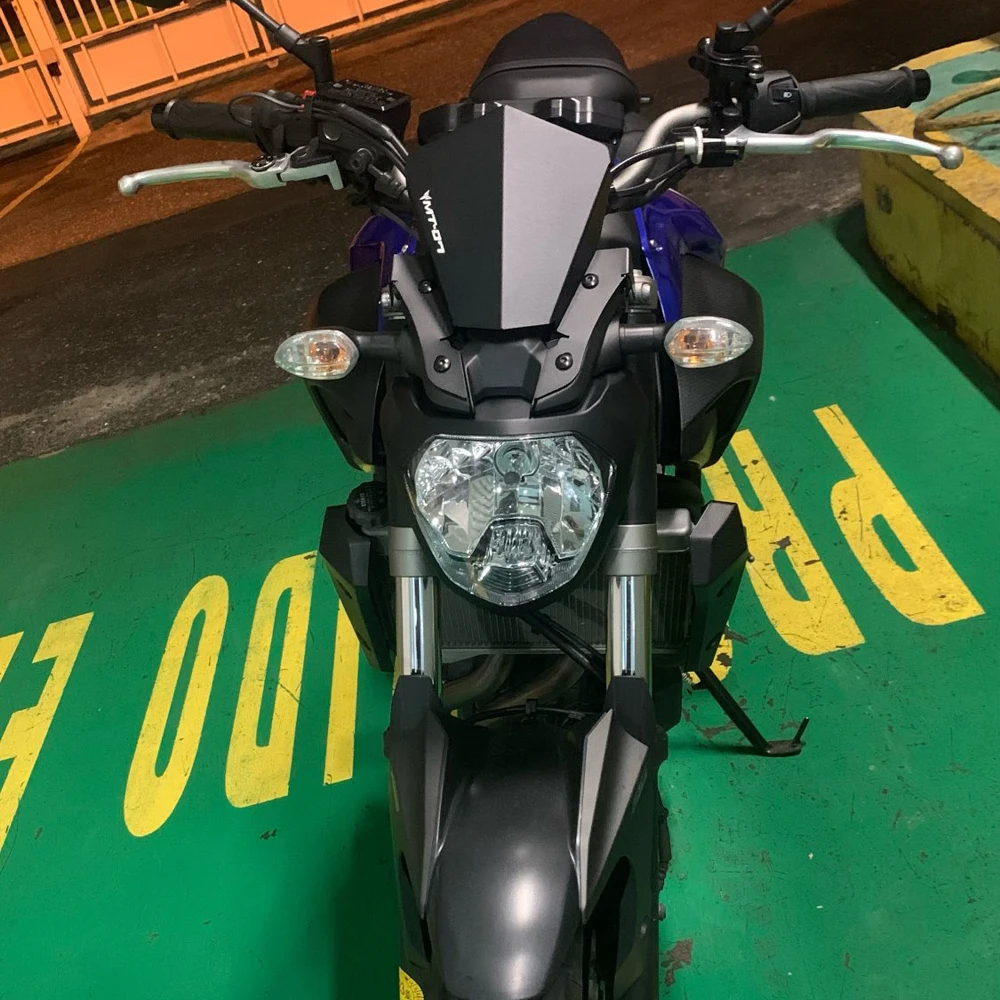For YAMAHA MT 07 MT07 MT-07 FZ-07 2013 2014 2015 2016 2017 Motorcycle Front Windshield Accessories Wind Deflector Windscreen 2