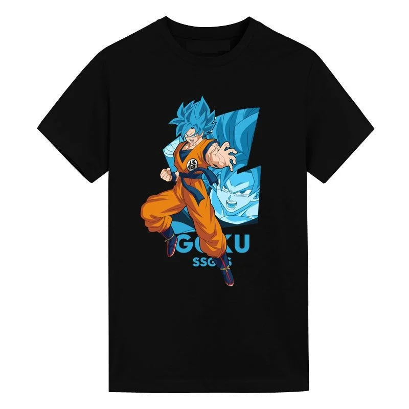 

Dragon Ball Joint COST Shirt Genuine Wukong Vegeta Movie Same Trendy Brand Couple Animation Pure Cotton Short-sleeved Men