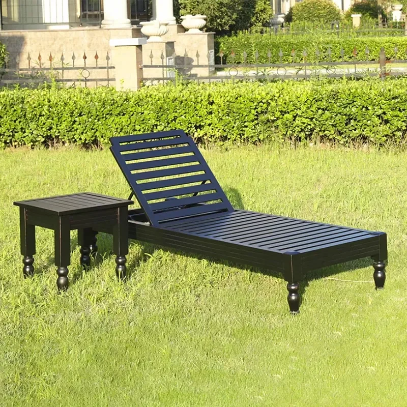 for Beach Chairs Luxury Aluminum Loungers Home Courtyard Garden Hotel Pool Vacation Homes Outdoor Cast Aluminum Loungers