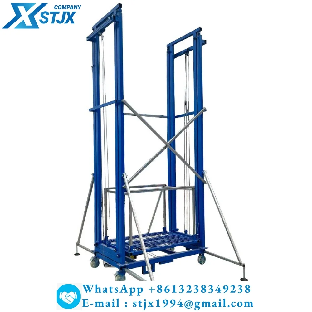 Lift mobile lifting platform foldable small electric scaffolding