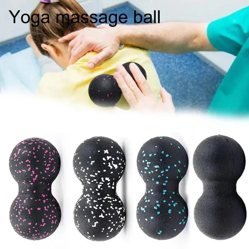 Peanut Massage Ball EPP Deep Tissue Myofascial Release Plantar Fasciitis Back Neck Foot Muscle Pain Relief Yoga Fitness