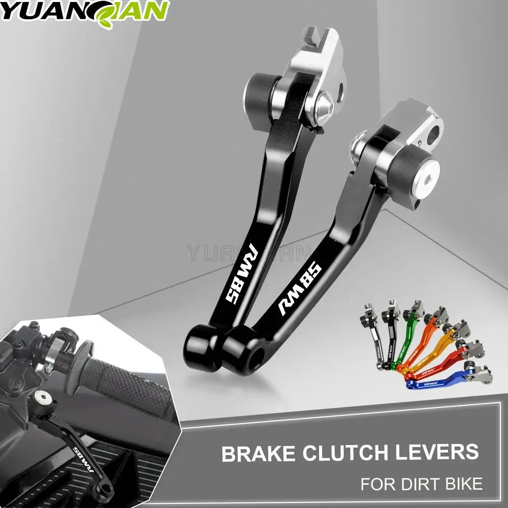 

For Suzuki RM85 RM 85 2005-2015 2014 2013 2012 2011 2010 2009 2008 CNC Pivot Brake Clutch Levers Motorcycle Dirt Bike Motocross