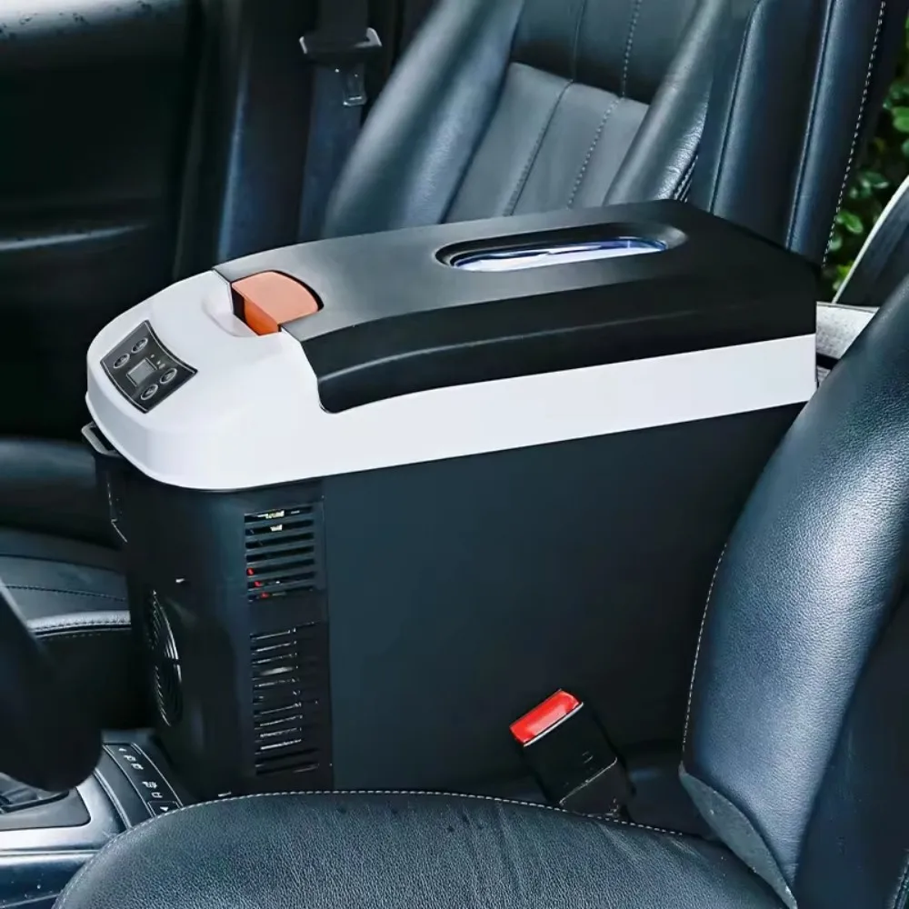 12V Carro Geladeira 10L Portátil Mini Geladeira - Camping/Viagem/RV Cooler DC 12V, Eficiência energética, Silencioso, Função de freezer