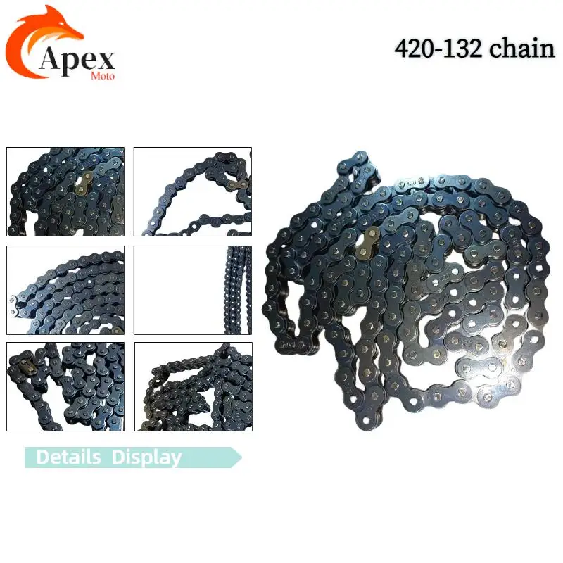

420132 chain motorcycle chain suitable for off-road motorcycle ATV four-wheel motorcycle chain accessories