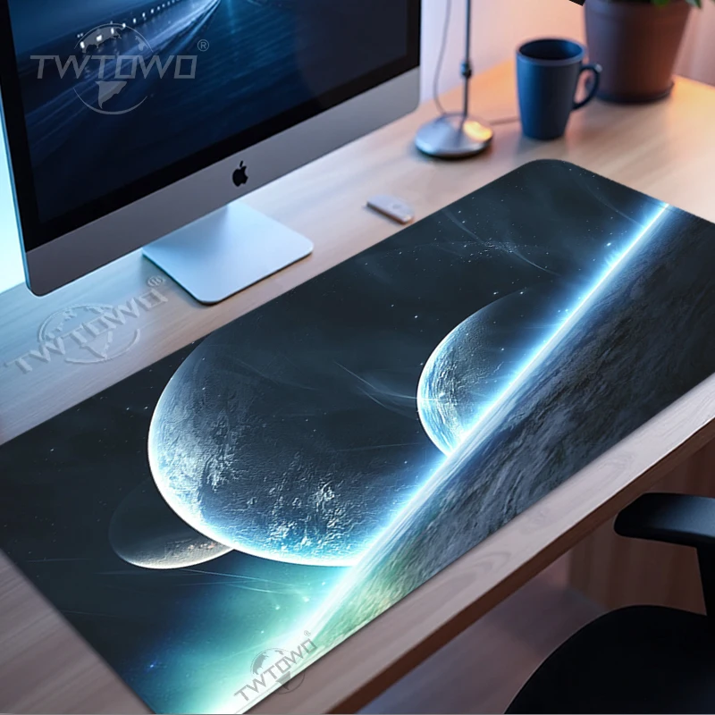 Mouse Pad Space Starry Sky Gaming printon demand Large Mousepad XXL MousePads keyboard pad Office Soft Carpet Computer Table Mat