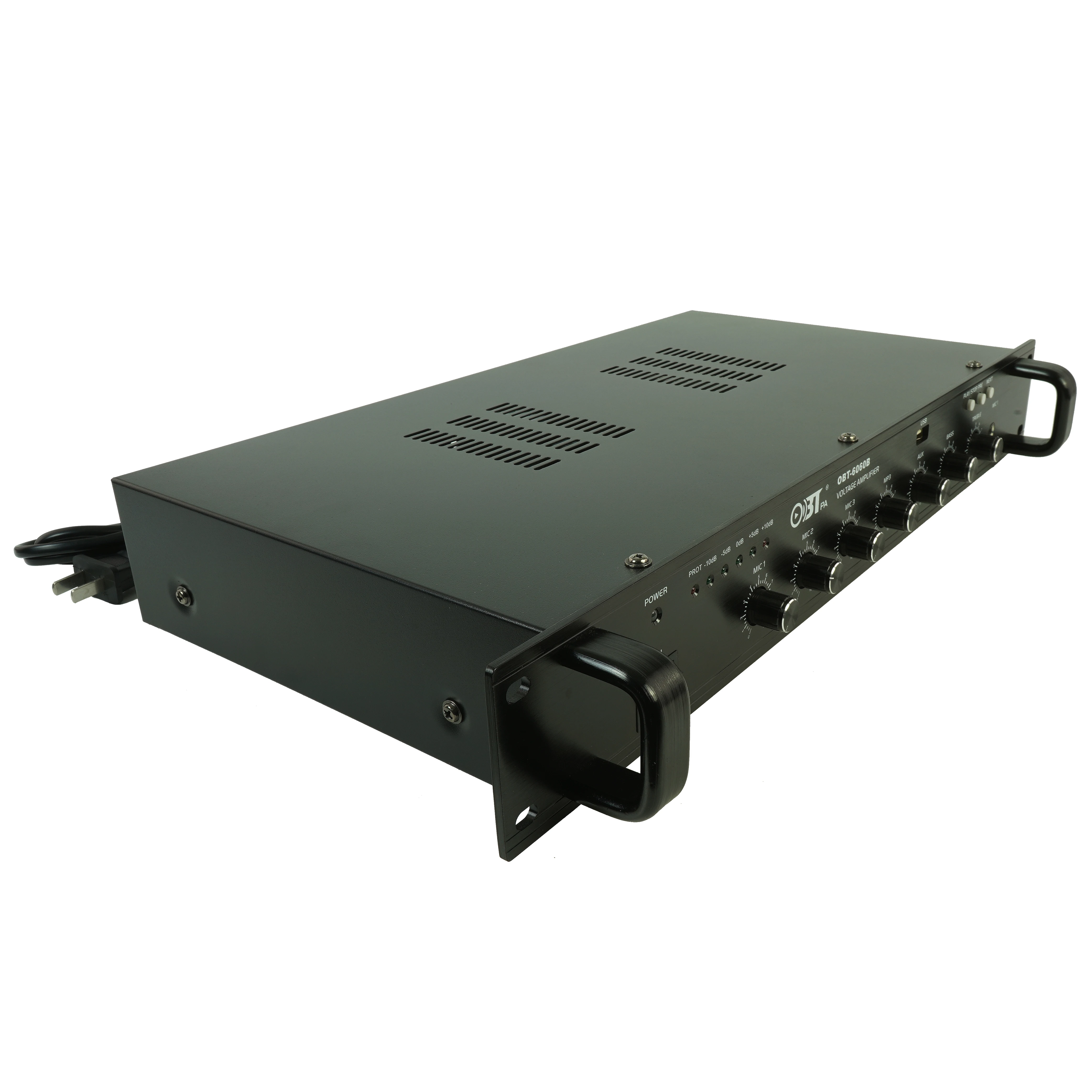 OBT-6060 Professional Audio Amplifier Built-in Fm Radio Module Mini Mp3 Mixer Power Amplifier