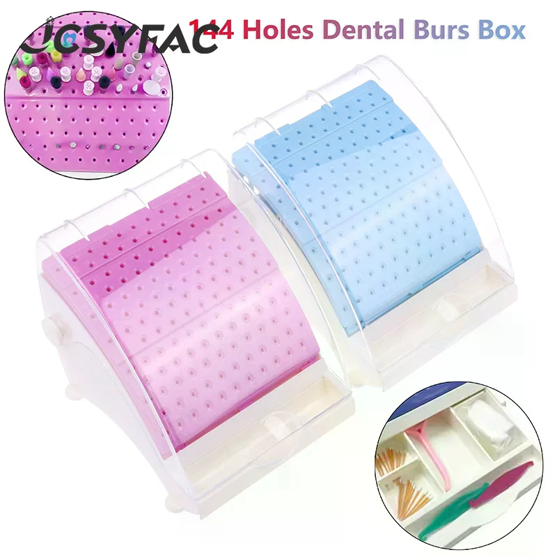 

142 отверстия, коробка для стоматологических боров, стоматологические инструменты, чехол для дрели, дезинфекция, органайзер, держатель, пластиковый высококачественный держатель для стоматологических инструментов