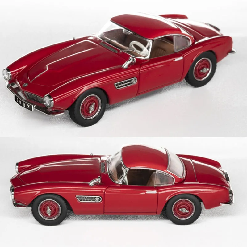 GFCC 1:64 Scale 1957 507 Roadster จําลองรถรุ่น STATIC คอลเลกชันตกแต่งวันหยุดของขวัญของเล่นของขวัญของที่ระลึก