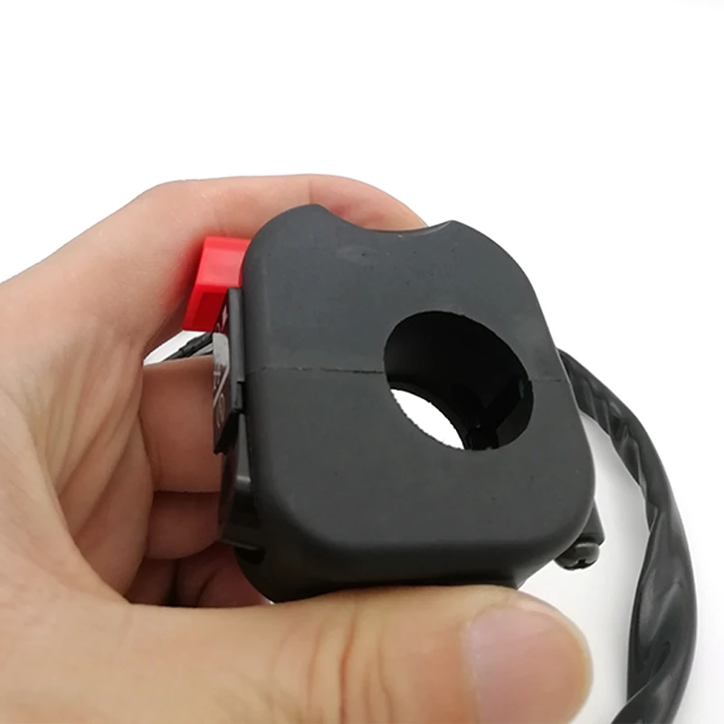 العالمي 7/8 "المقود دراجة نارية مفتاح إشعال على إيقاف تشغيل المحرك #6