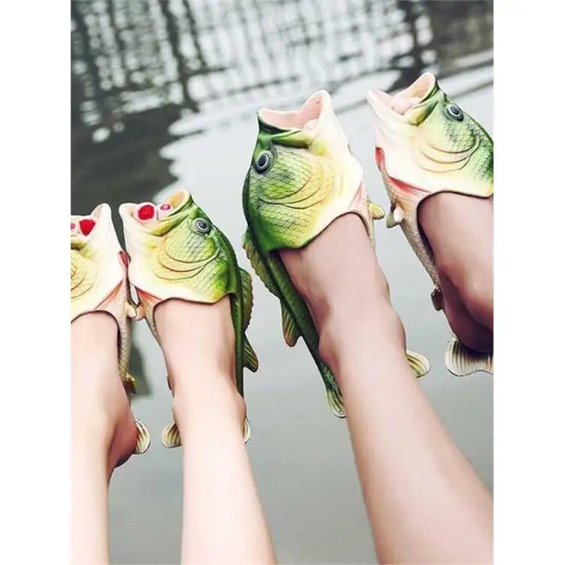 

Anti-Slip Creative Faionable ex Slippers Indoor Outdoor Wear Summer PVC Fiber Flat Heel Daily Use Slippers