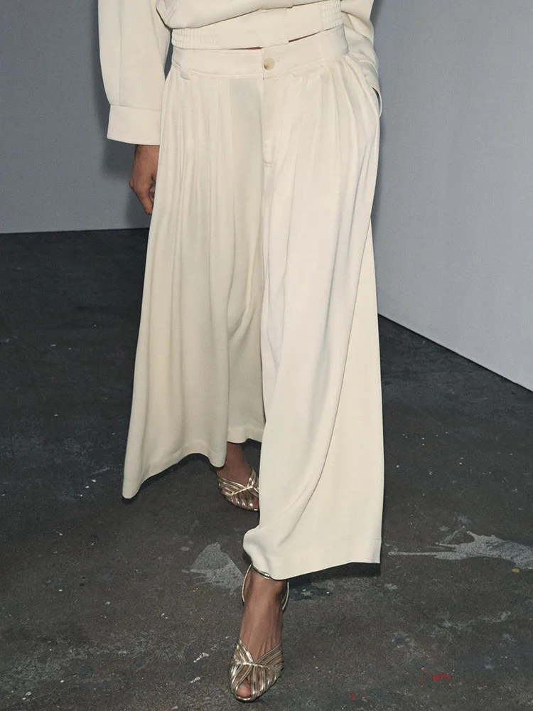 

Новинка 2025, женская модная удобная однотонная верхняя одежда на пуговицах, осенний сезон Ele Quali, одноцветный топ