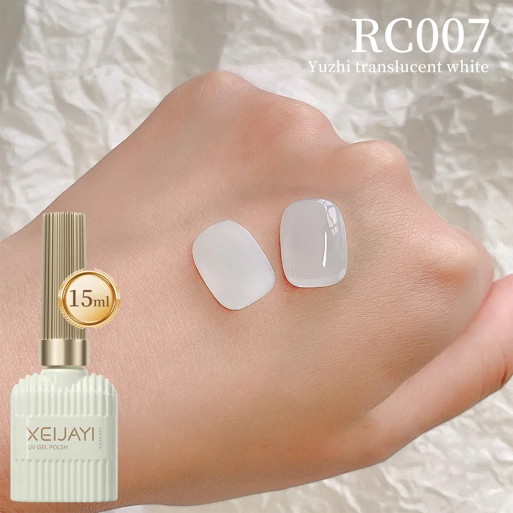 Smalto gel da 15 ml Vernici ibride Il colore nudo è adatto per tutte le stagioni Unghie artistiche per manicure Soak Off UV Necessita base superiore Primer