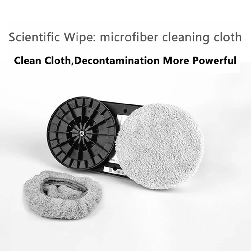 12PCS Vacuum Cleaner Window Cleaning Robot Cleaning Cloth for Electric Window Cleaning Robot Vacuum Cleaner Washer