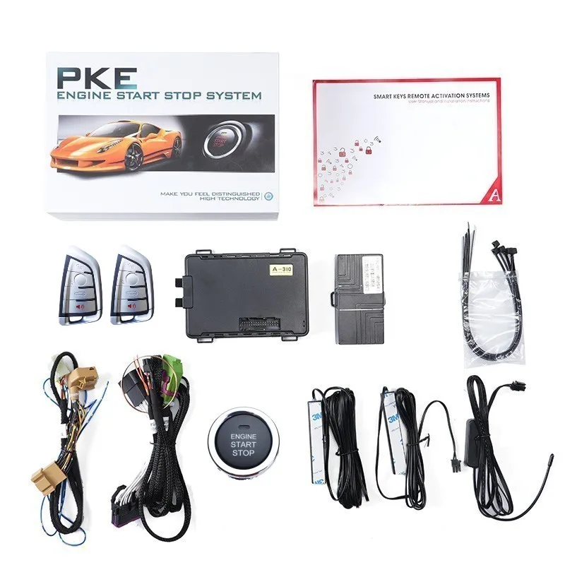 

Add car keyless start stop system for BMW X3 E83 X5 E53 Z4 E85 E86 Remote start comfort entry system GSM Mobile APPphone control