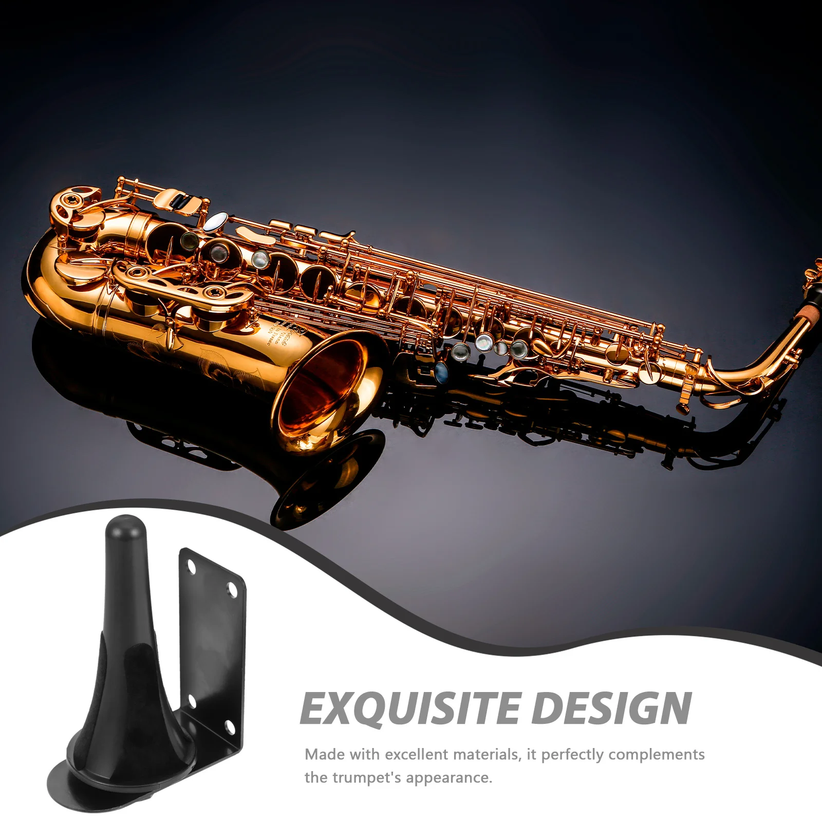 

Wall Trumpet Holder for Space Saving Organization - Reliable Instrument Hanger with Modern Design and Durability