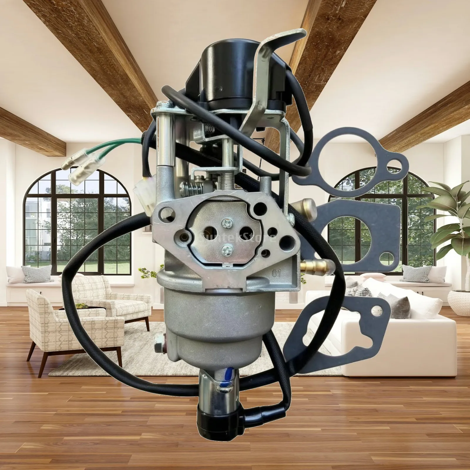 Carburetor Assembly Compatible with Onan P9500DF Power Generator Fuel Delivery Renewal Part