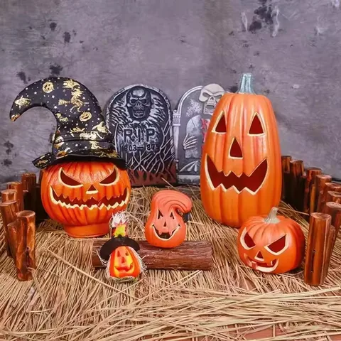 Decorative Halloween Pumpkin Lantern Light