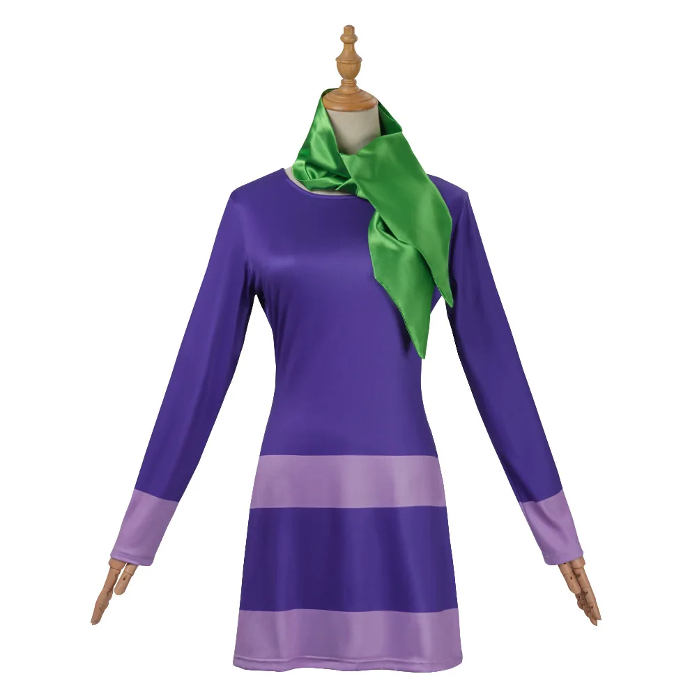 ملابس دافني بليك التأثيرية للنساء Volwassen Meisjes للهالوين كرنفال باك رولينسبيل