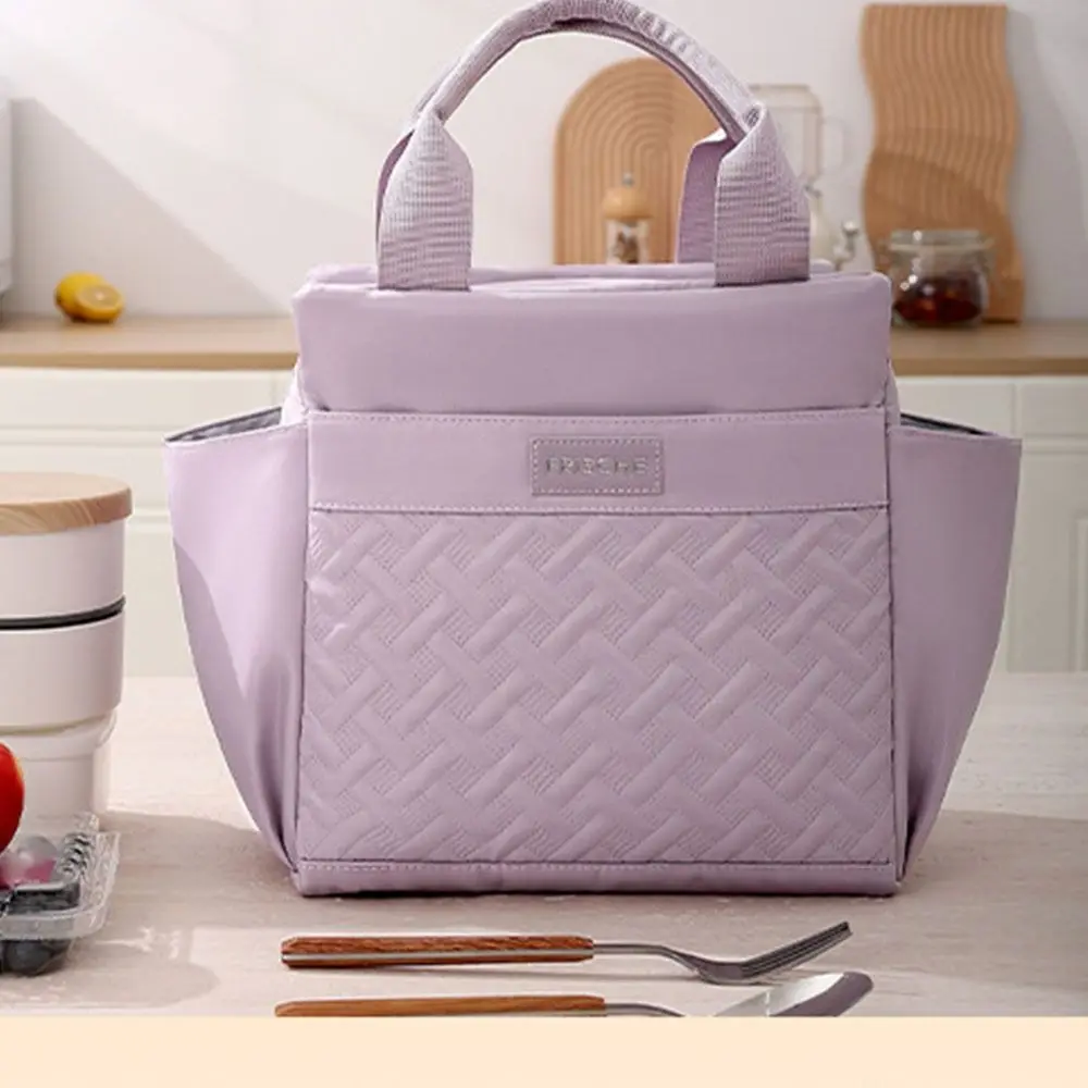 

Convenient Large Capacity Insulated Lunch Bag Reusable Waterproof Picnic Bag Thermal Hand-held Food Cooler Bag Picnic