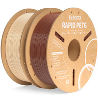 ELEGOO Rapid PETG Filament 1.75mm 1KG,High Speed 30-600mm/s 3D Printer Filament 1kg Fits for Most FDM 3D Printers