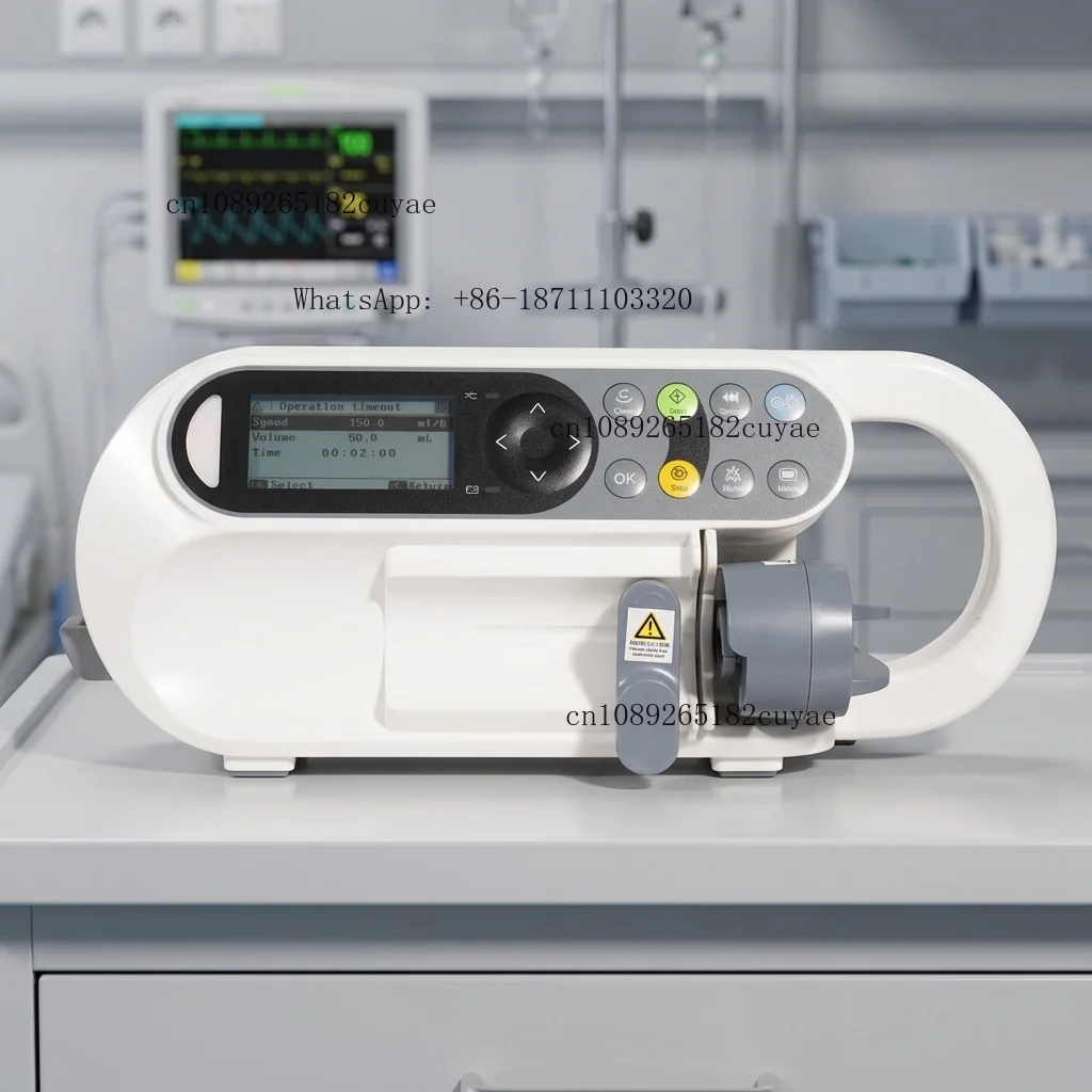 OSCAT Veterinary Infusion Pump  Automatic IV Fluid Pump with Precise Flow Control  LCD Display for Animal Clinics