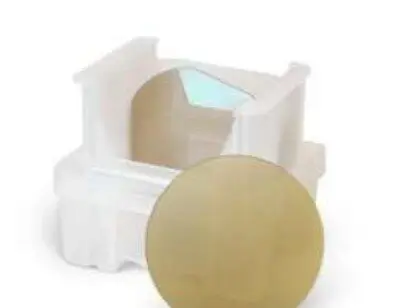 

4-inch SOS wafer with silicon-on-sapphire single-crystal thin-film material