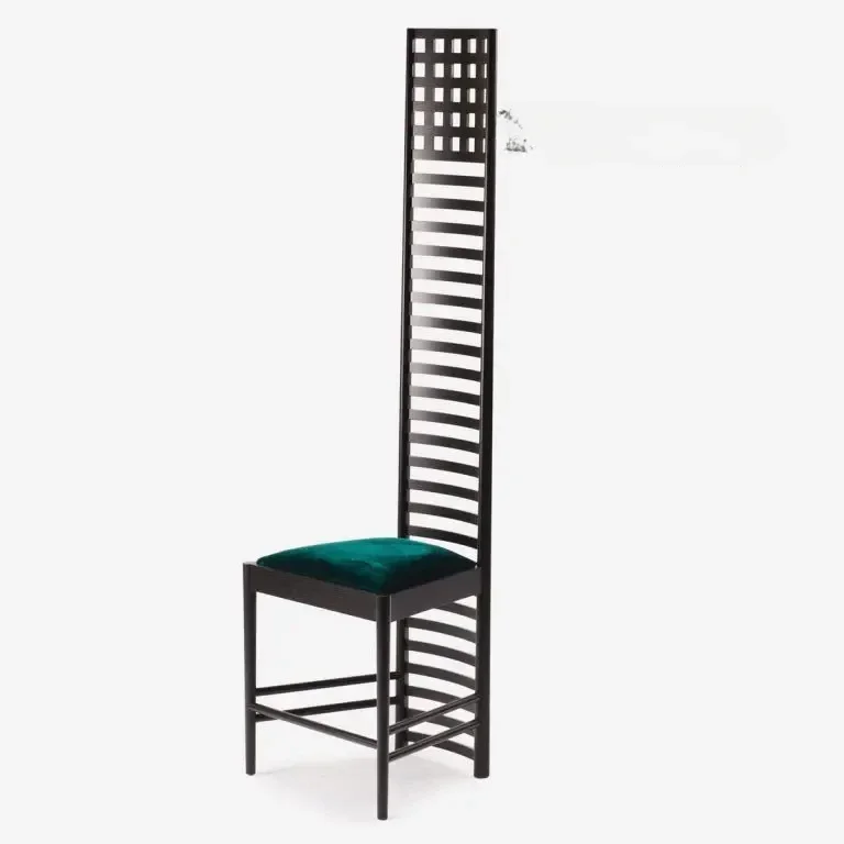 Italian Chair Designer Living Room Decoration High Back Dining Chair Artistic Sense Mid-Ancient Chair