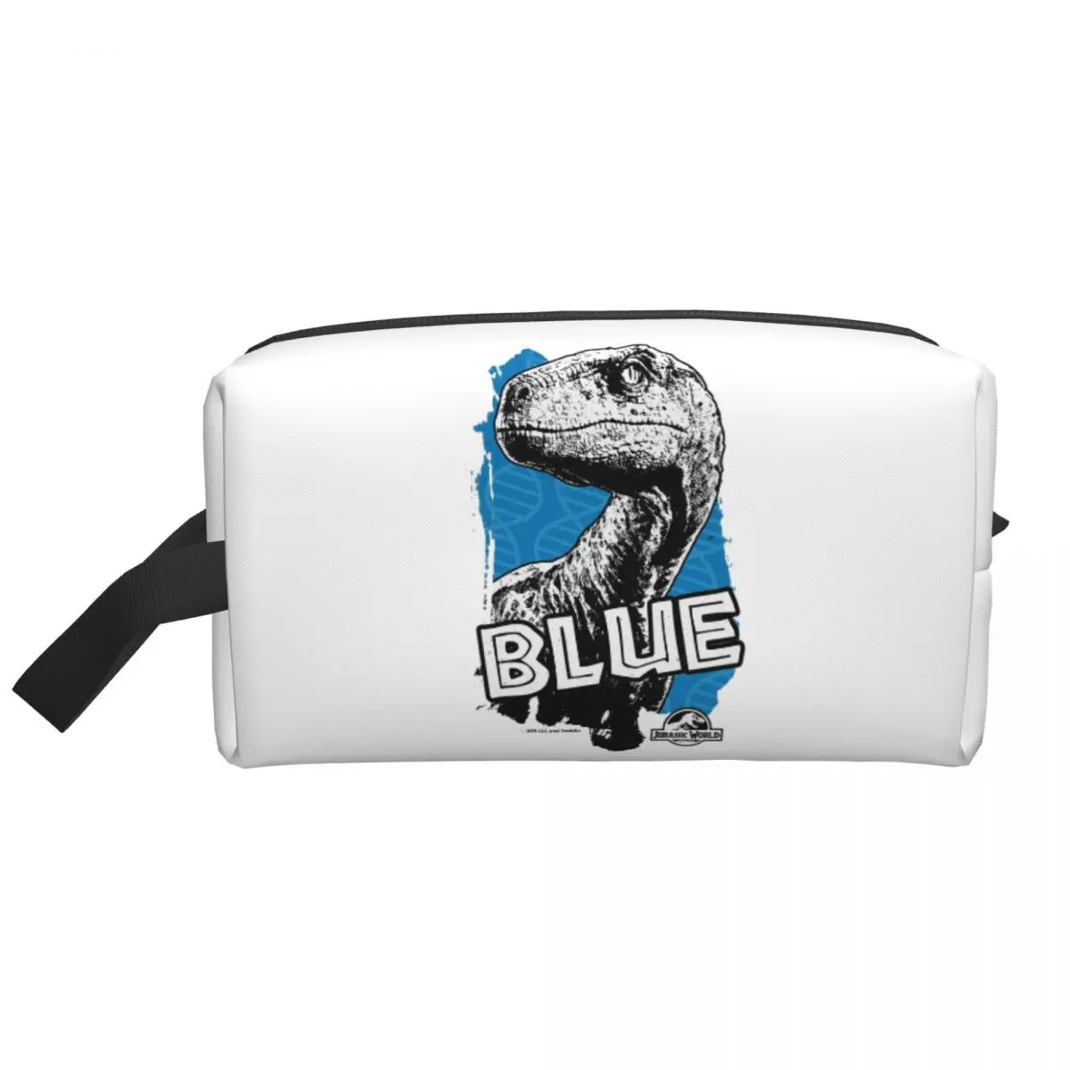 Jurassic World - Estuche para lápices con diseño gráfico Blue Fan Art Graphic 2 para estudiantes, caja para lápices escolar, bolsa para lápices, bolsa organizadora para mujer