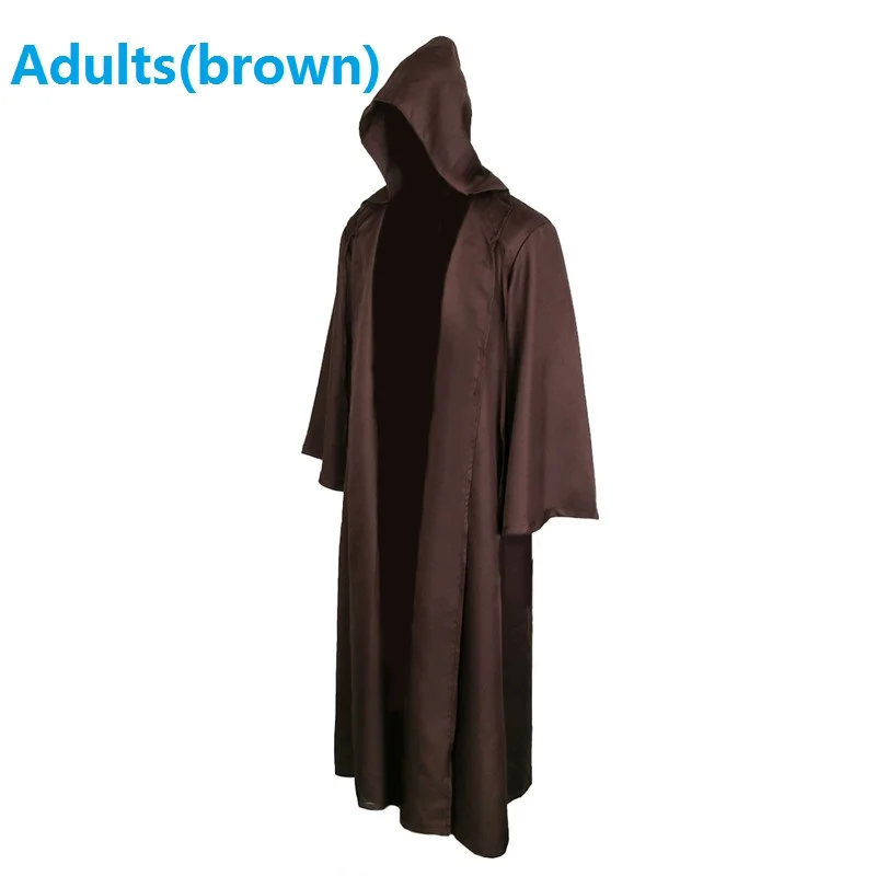 Unisex Halloween Jedi/Sith Knight Cloak Cosplay Adult/Kids Hooded