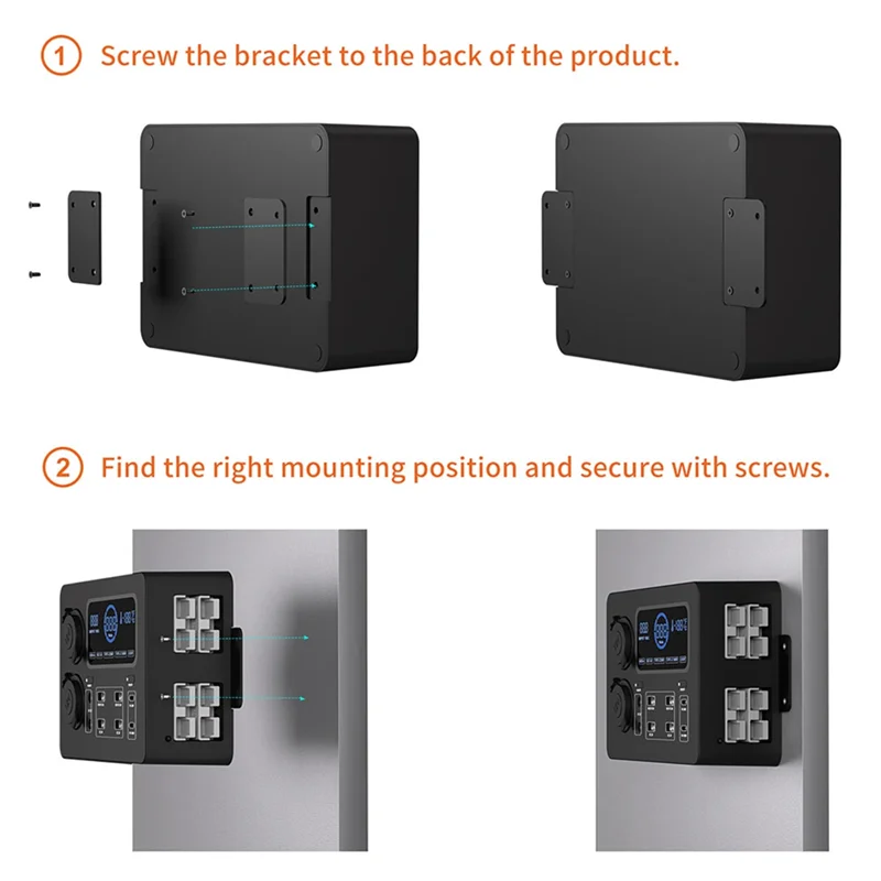 Portable Control Hub With LED Lights Adapter Mini Power Box With LED Lights 100W For Rvs,Boats Display Power Box 12V