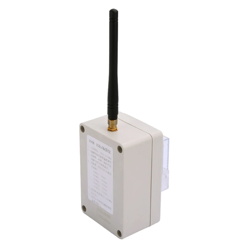 Medidor de fuerza de campo RF, banda ancha con antena para Walkie Talkie, 100KHz-1000MHz, nuevo