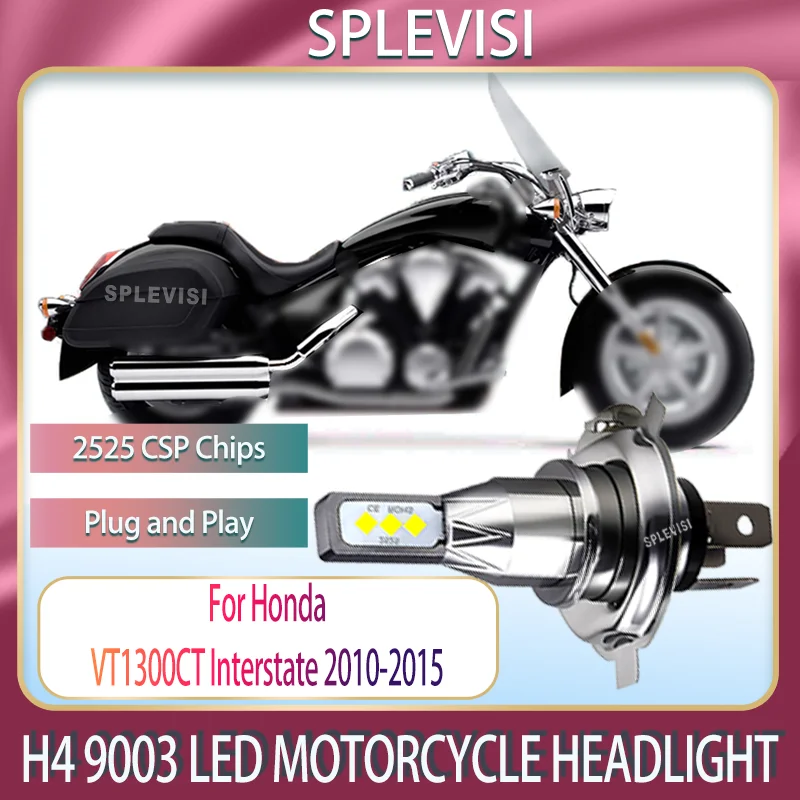 

High Performance H4 LED Headlight Replacement Upgrade New Arrivel For Honda VT1300CT Interstate 2010 2011 2012 2013 2014 2015