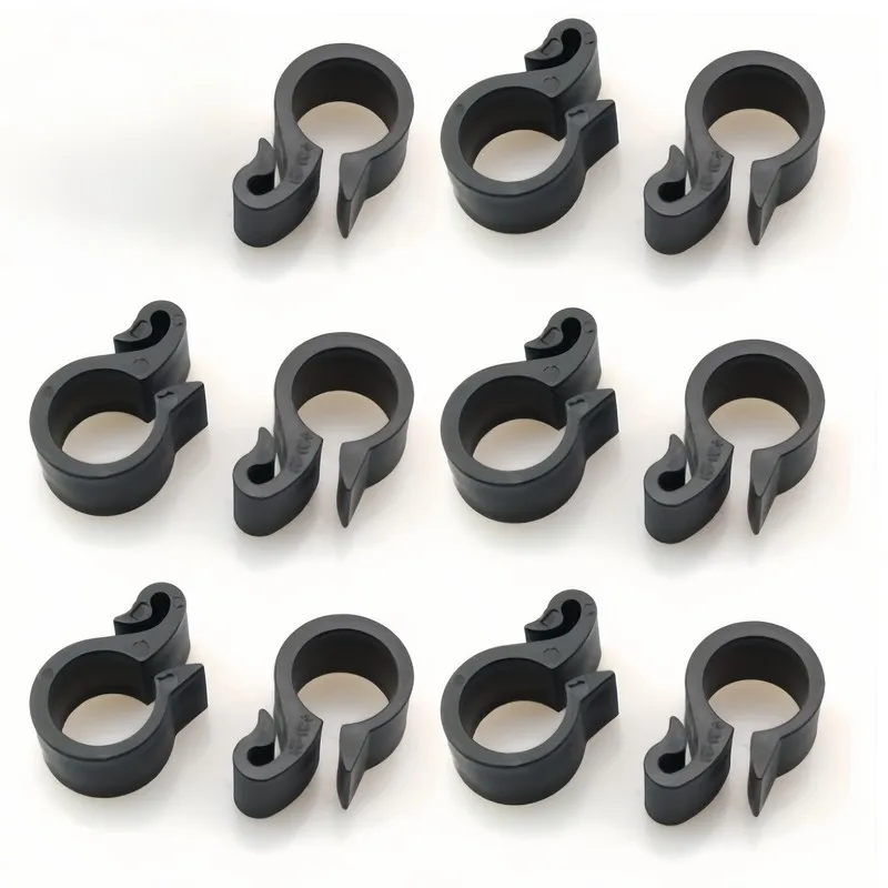 73 pcs 20mm S Type Pipe Clamps, Easy Installation, Sturdy Pipe Holder for Garden Irrigation and Farm Use
