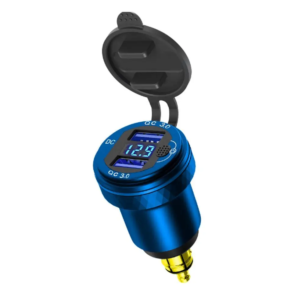 USB Dual TypeC Quick 3.0 Motorcycle cigarette lighter adapter fit for BMW R1200RT F900XR R1200GS R1250GS S1000XR F800GS K1600