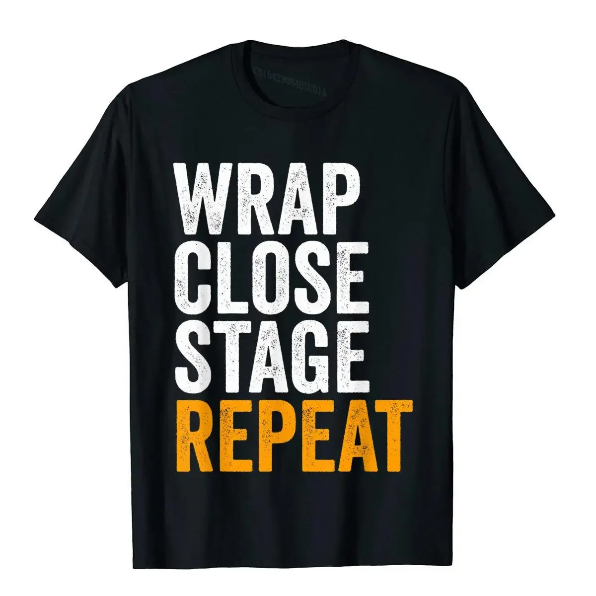 Wrap Close Stage Repeat Wrap Down Sort Swagazon Associates T-Shirt Faddish Printed On T Shirts Cotton Men Tees Moto Biker