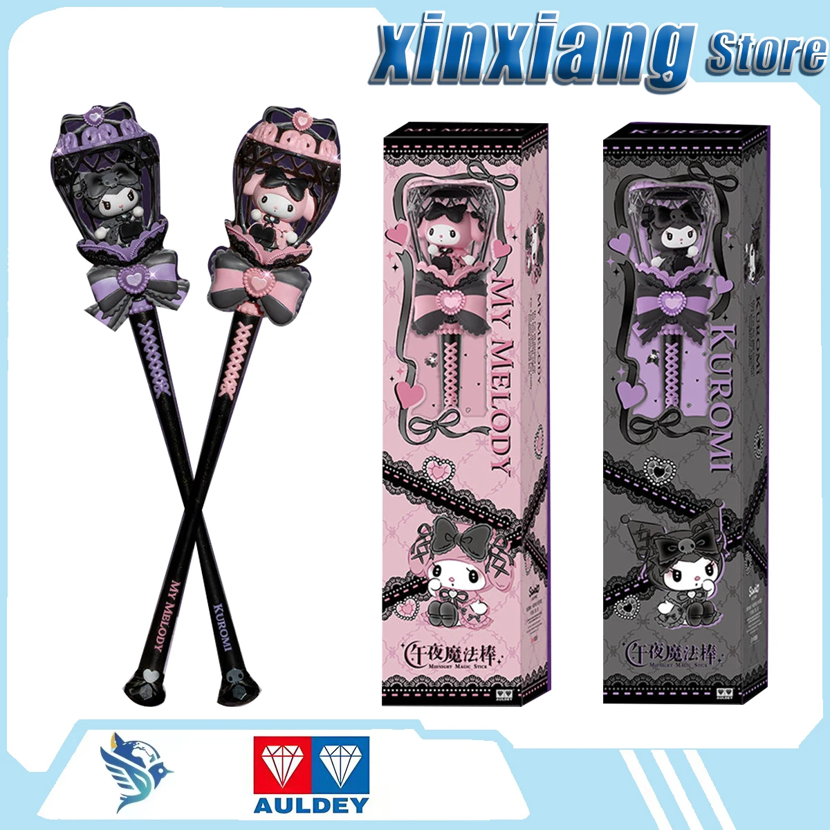 

AULDEY Sanrio Kulomi Melody Magic Stick Cartoon Characters In Anime And Manga Dark Gothic Style And Sweet Cool Girl Style Cute