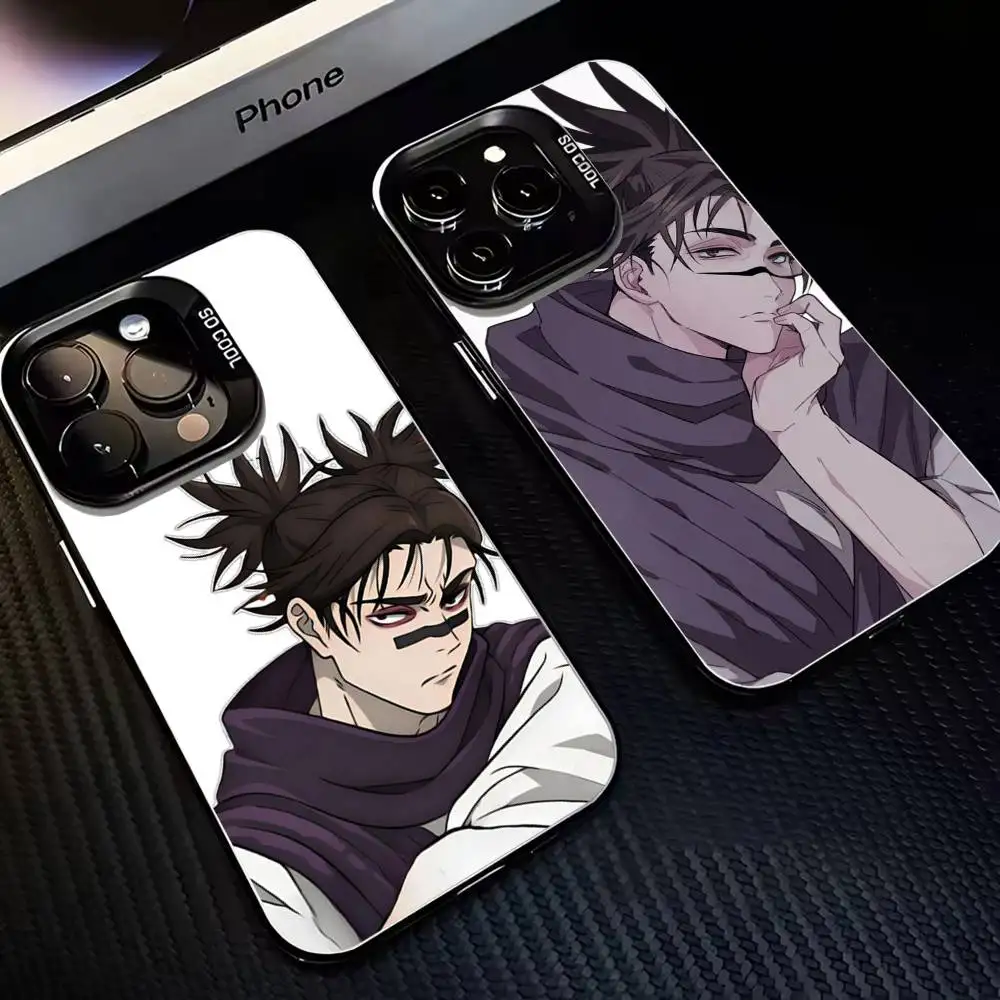 

Anime Choso Phone Case For iPhone17,16,15,14,13,12,11 Plus,Pro Max Black Matte Shockproof Cover