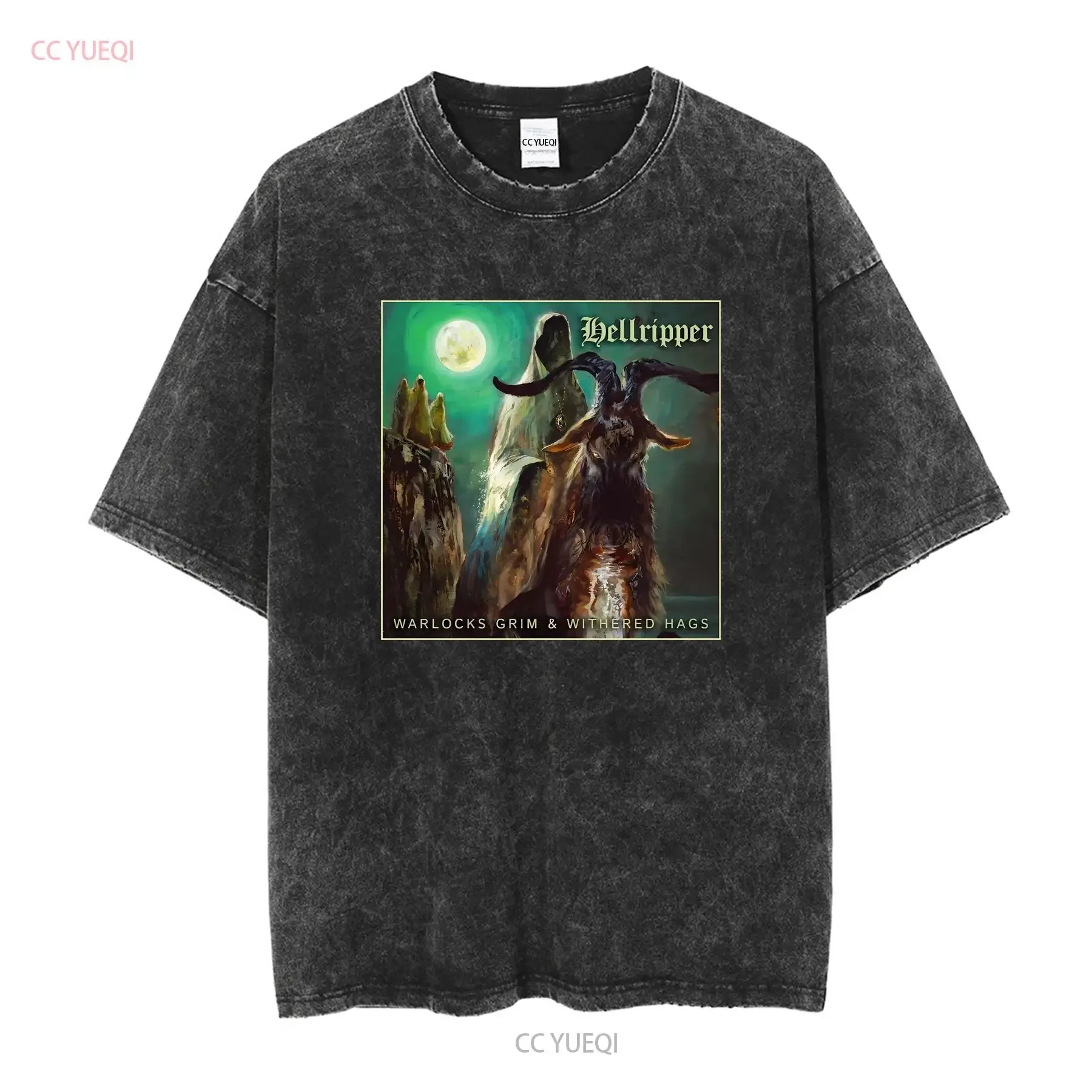 BEST TO BUY Hellripper Warlocks Grim Withered Hags UK Music S 5XL T Shirt long or short sleeves vintage Washed Soft streetwear