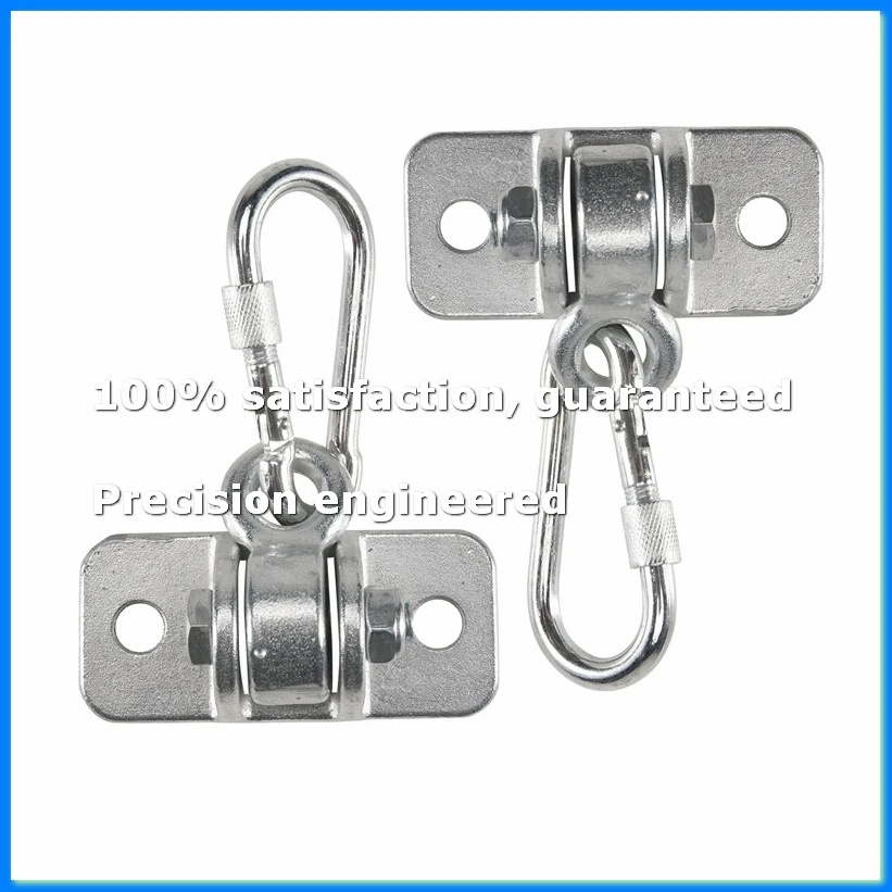 Locking Snap Hooks | Heavy Duty Swing Hook Hangers Seat Trapeze Sets | Static Tension 5000 Lb Capacity-A23R